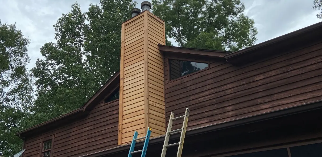 A house in Gardendale AL with cedar siding