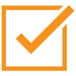 A check mark Icon.