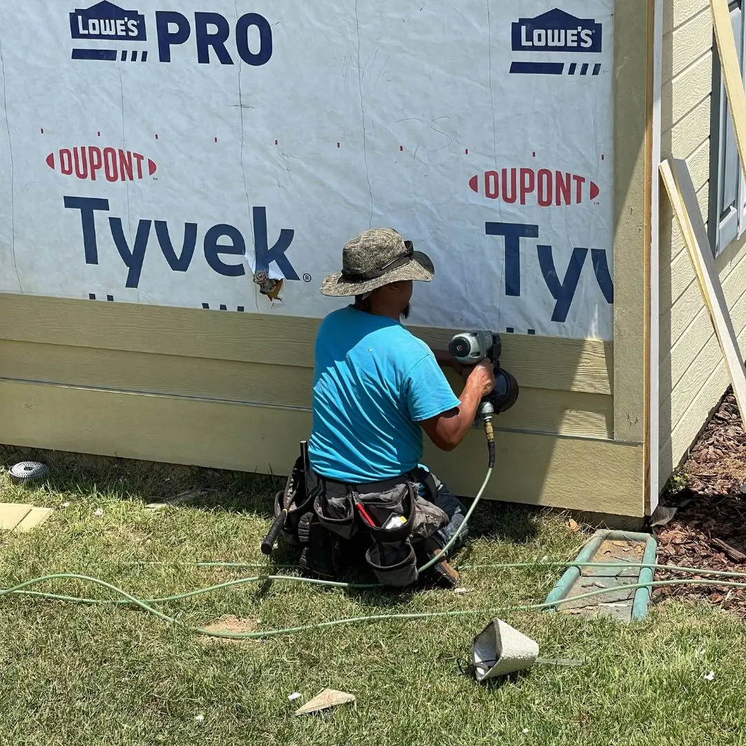 a person holding a sign